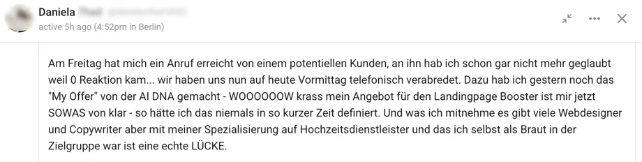 Daniela Theil zur Positionierungs-Analyse der KI