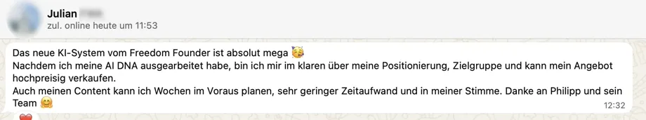 Julian: höhere Preise dank KI-Handlungsempfehlungen